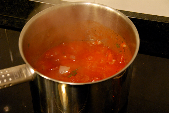 Molho de tomate para almôndegas feitas na Actifry