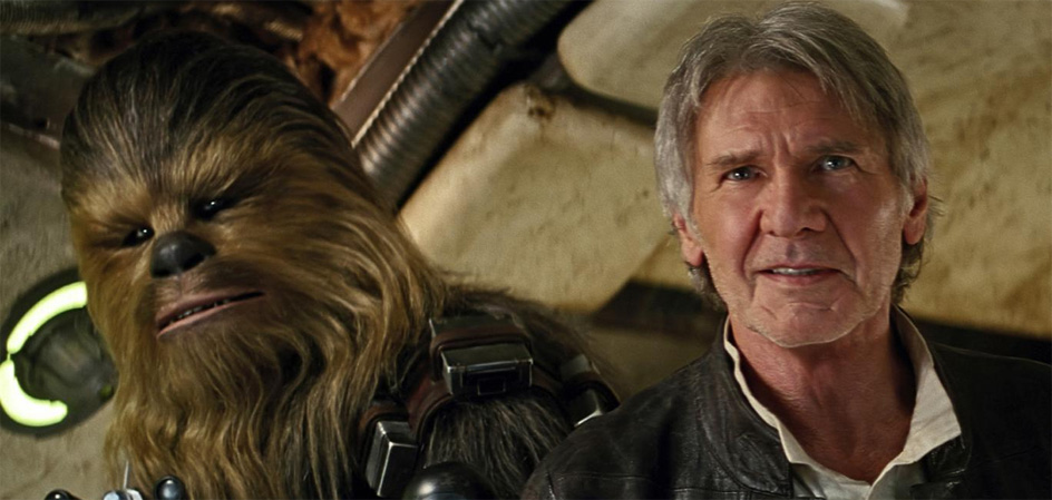 The Force Awakens - Han Solo and Chewbacca